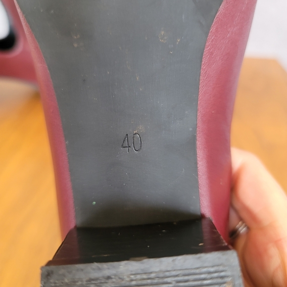 Authentic Leather Ankle Boots Bueno Size Eur 40 - Picture 6 of 6